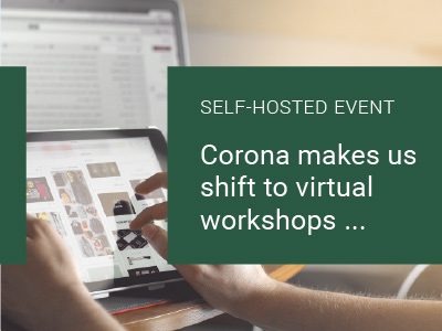 Read more about the article Corona makes us shift to virtual workshops…